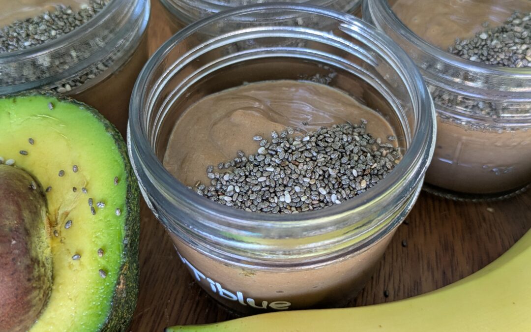 Avocado Carob Chia Seed Pudding