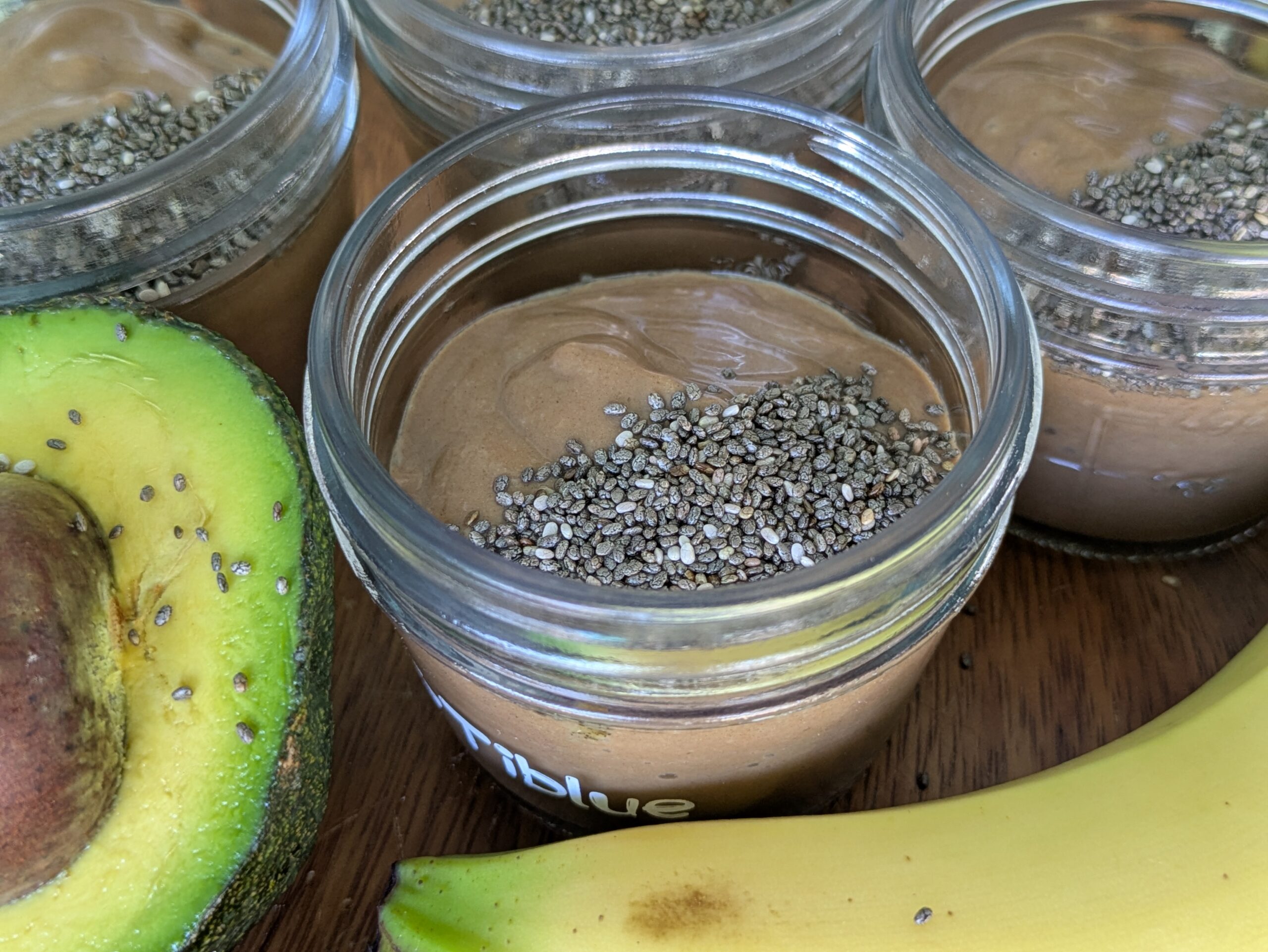 Avocado Carob Chia Seed Pudding