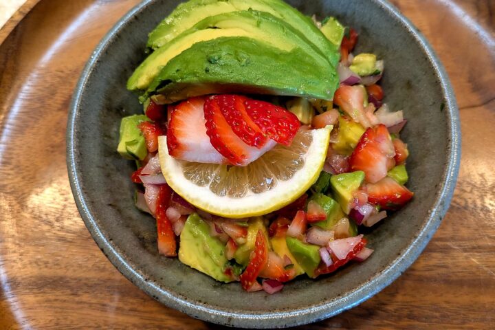 Avocado Strawberry Salsa: Four Ingredients, Plus Salt and Citrus