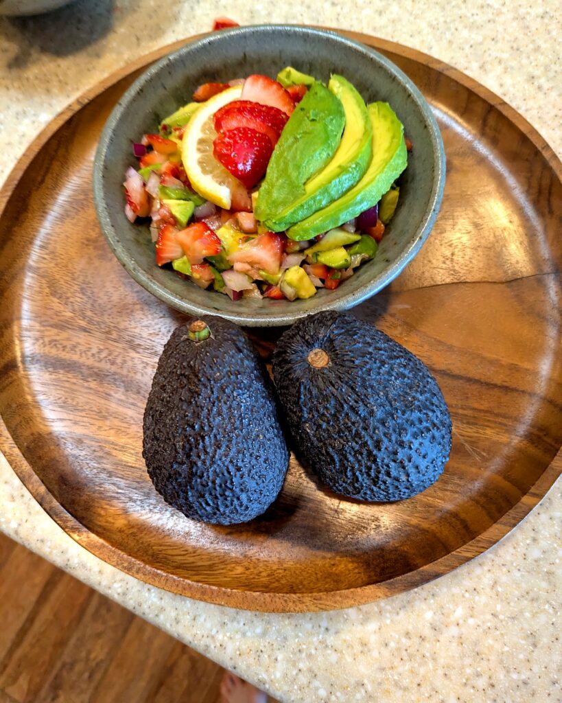 Avocado strawberry salsa photo 3