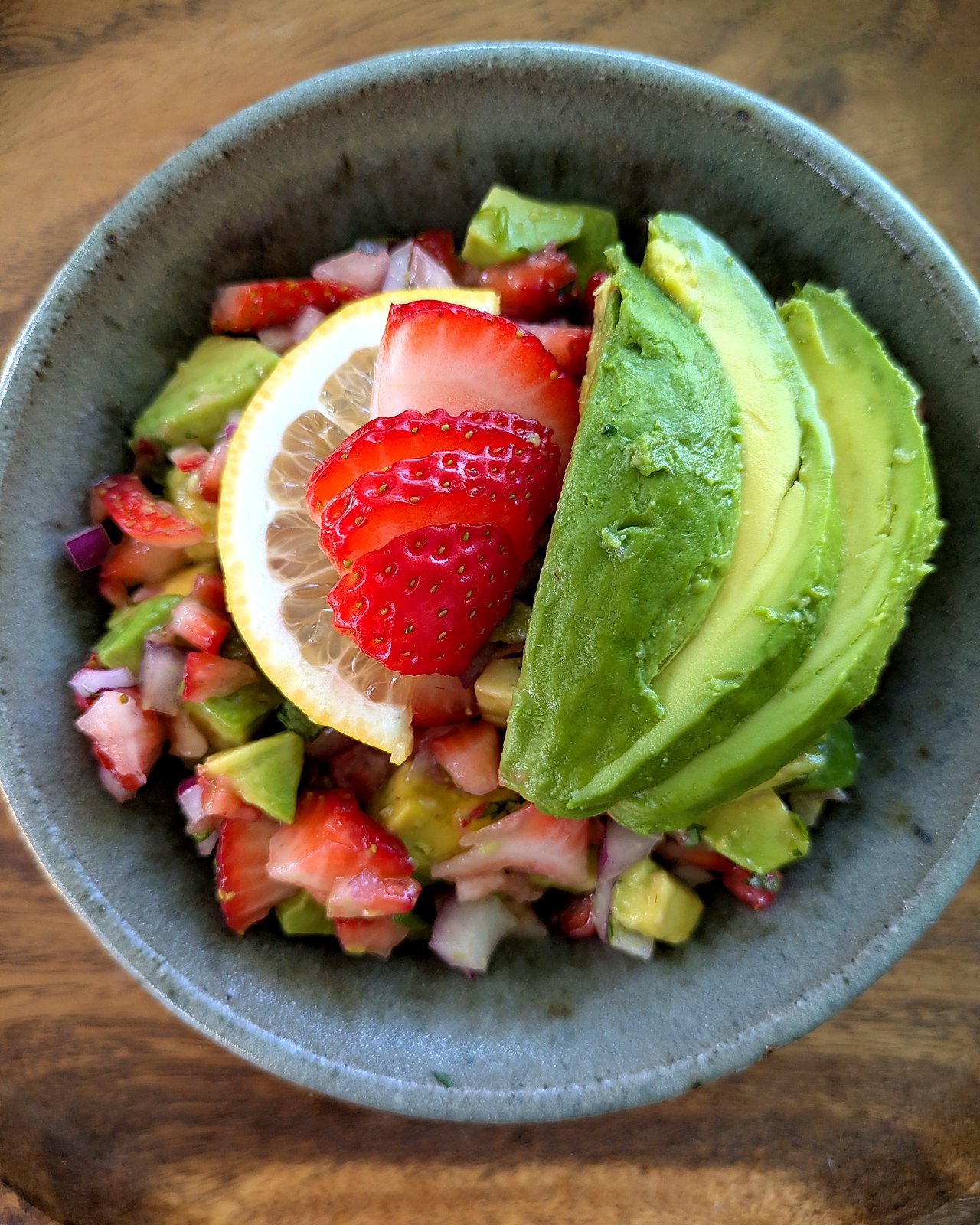 Avocado Strawberry Salsa: Four Ingredients, Plus Salt and Citrus