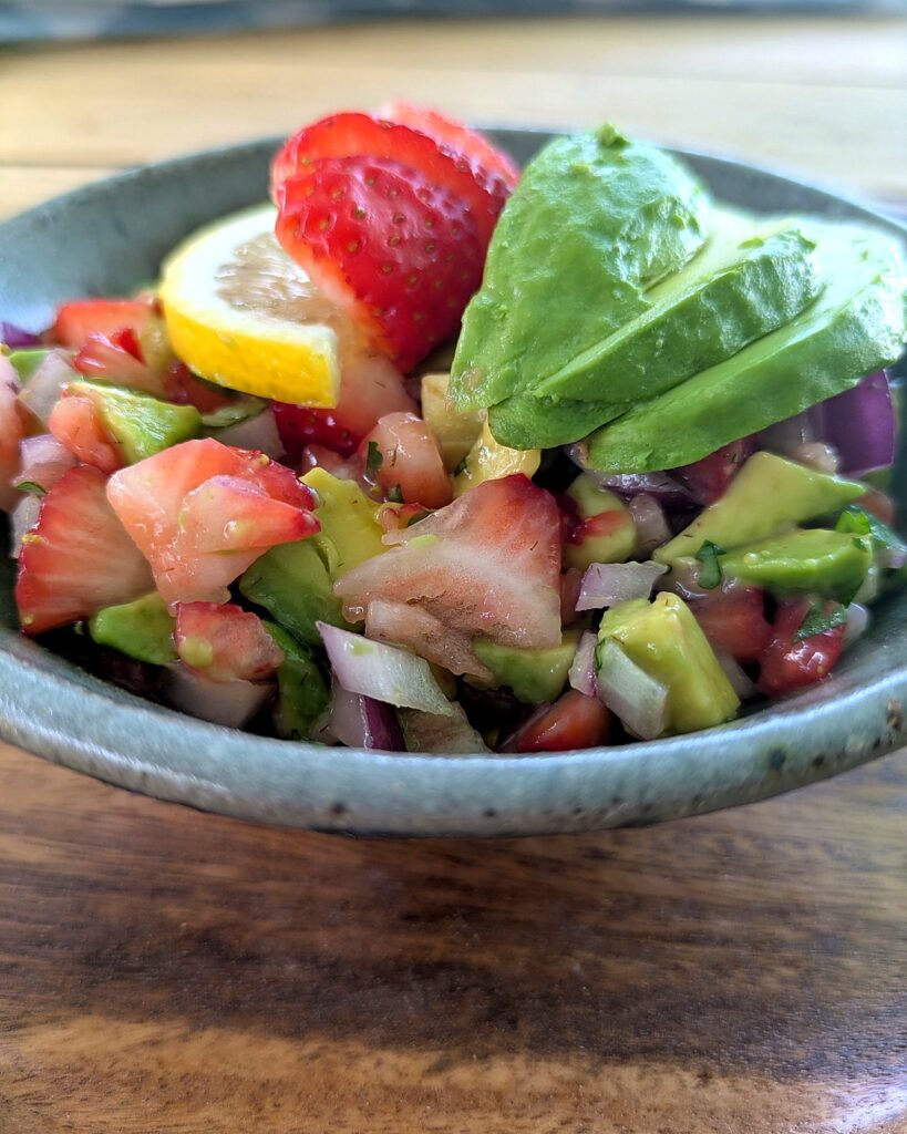 Avocado strawberry salsa photo 6