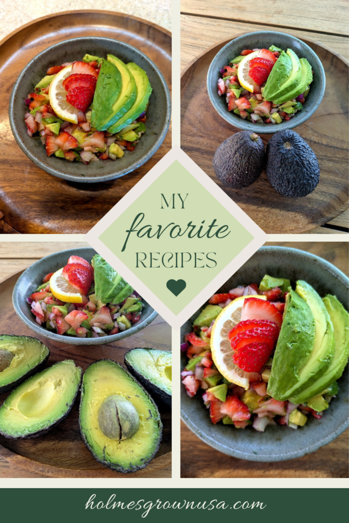 Avocado strawberry salsa Pinterest pin 4