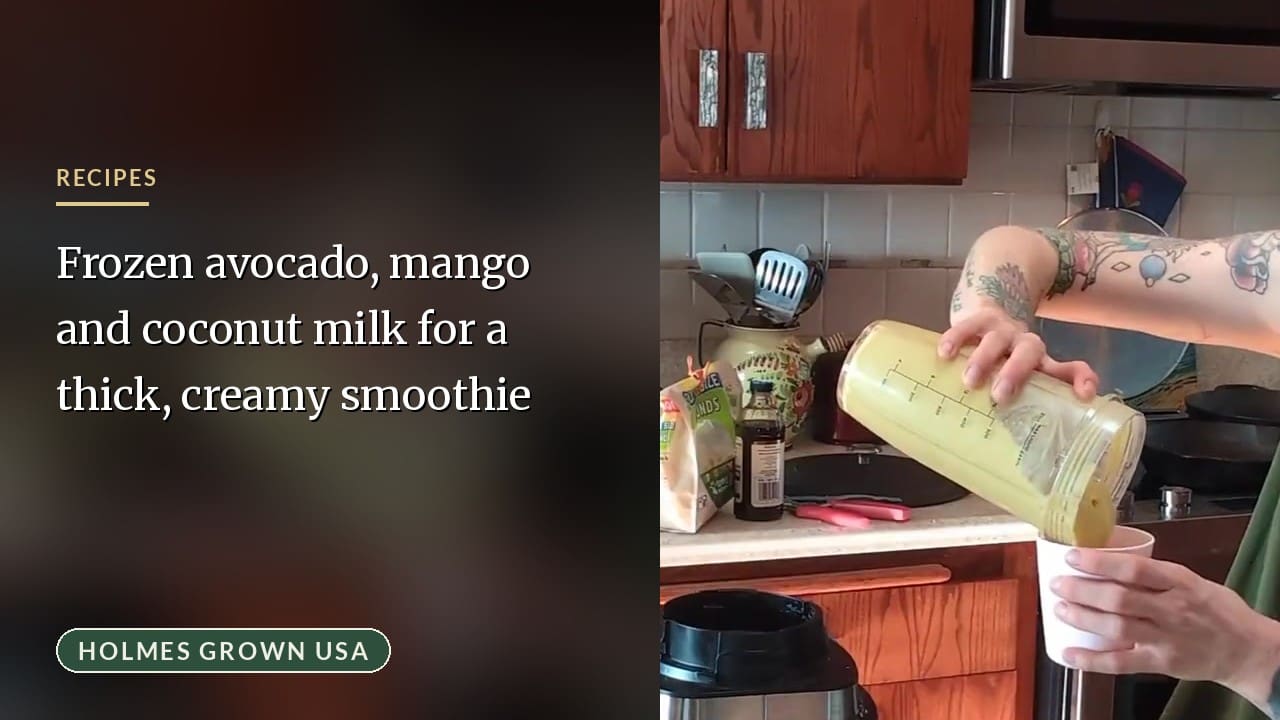 Avocado Mango Smoothie Recipe: How to Use Frozen Avocado for Ultra-Creamy Smoothies